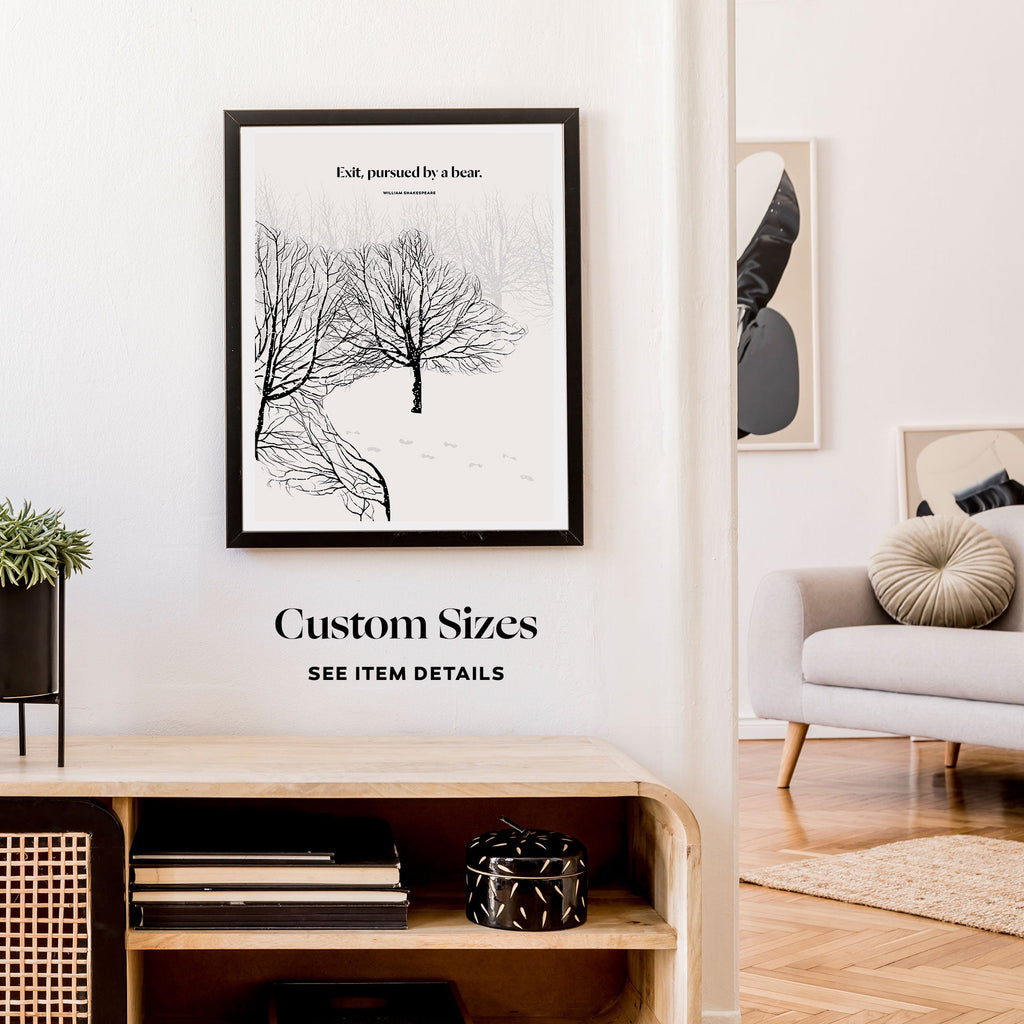 Shakespeare Bear Print