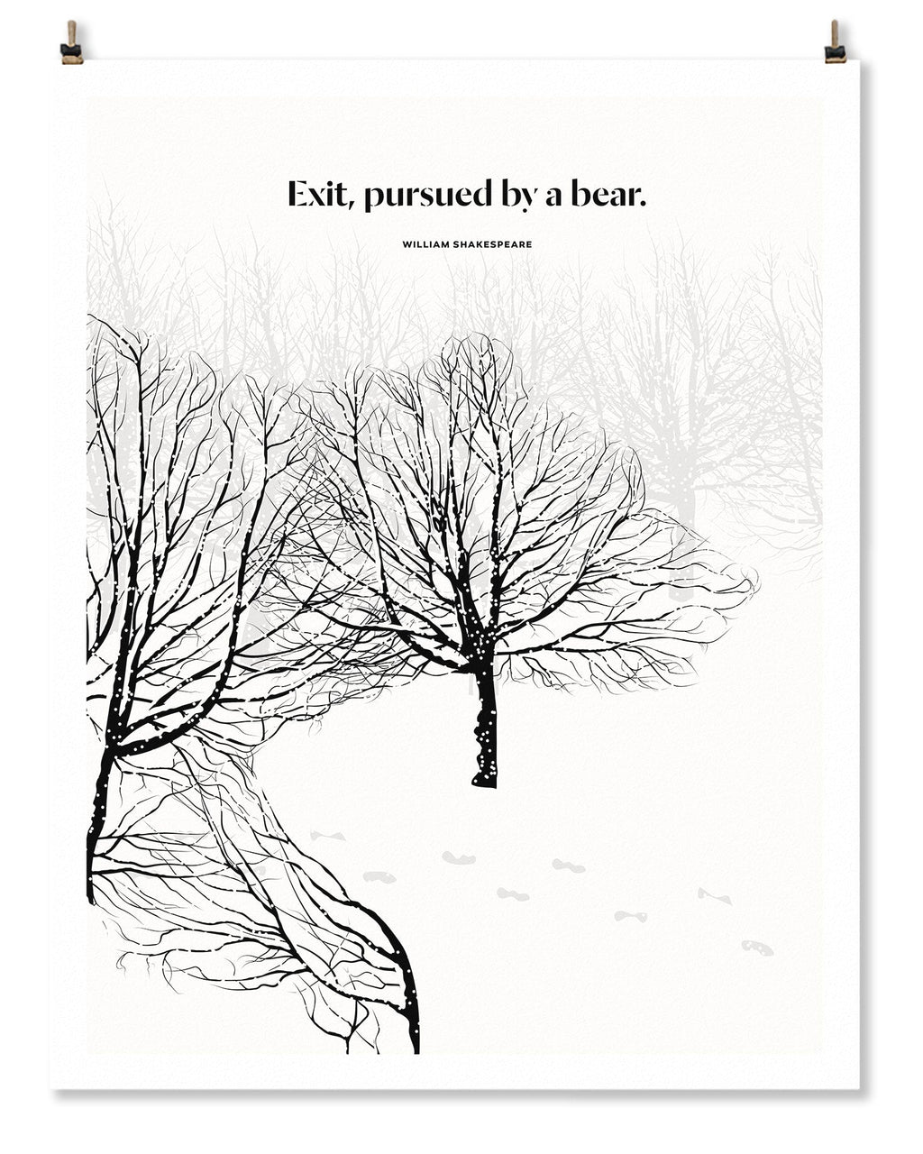 Shakespeare Bear Print