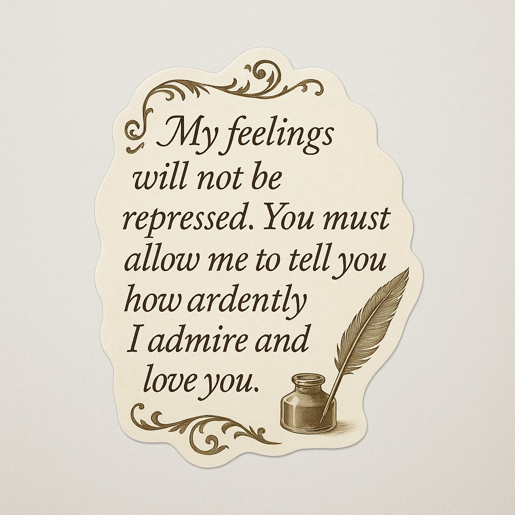 Pride and Prejudice Stickers Bundle